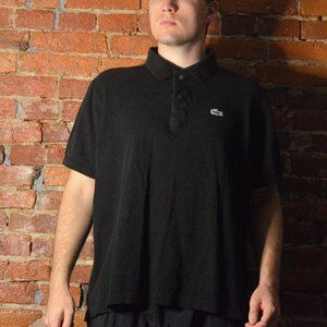 Black Lacoste Polo Shirt (Size 7)